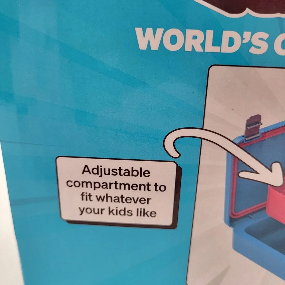 Mr. Beast Feastables World's Coolest Lunch Box Dishwasher/Microwave/Freezer Safe